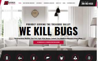 Barrier Pest Control website