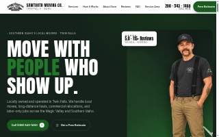 Sawtooth Moving Company website