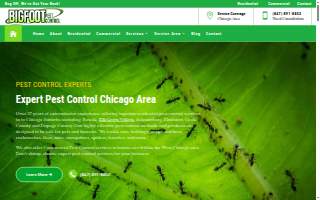 Bigfoot Pest Control website