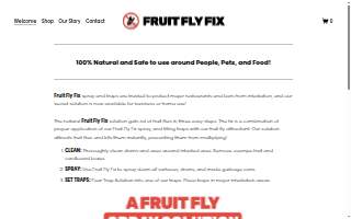 Fruit Fly Fix website