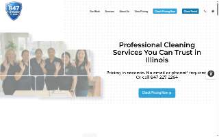 847 Cleaning Solutions website