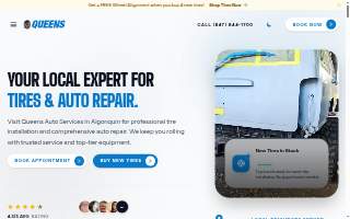 Queens Auto Services website