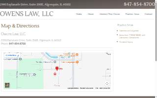 Owens Law, LLC website