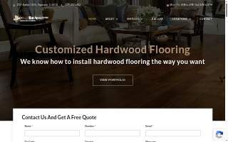 Professional Hardwood Floors Inc. website