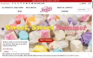 Sweets by Kash website