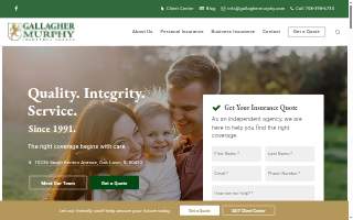 Gallagher and Murphy Insurance Agency Inc website