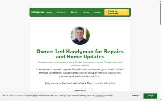 Use Handyman website