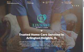 LivSafe Home Care website