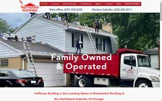 Hefferan Roofing website