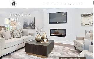Transition Home Staging of Arlington Heights website
