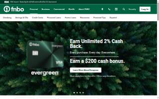 FNBO Mortgage Lending Office website