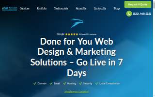 Aguilera Web Design and Marketing website