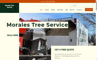 Morales Tree Service website