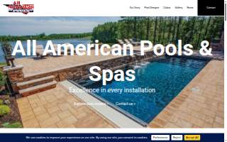 AAA Pools & Spas website
