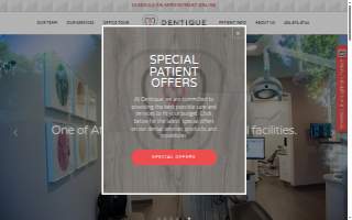 Dentique Smiles website