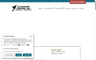 Blackhawk Painting Inc. website