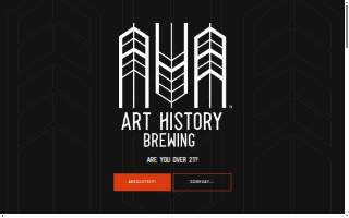 Art History Brewing website
