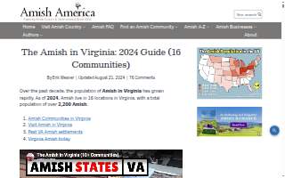 Amish Furniture Gallery website