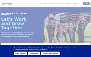 Verstela website