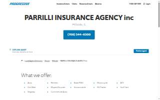 Parrilli Insurance website