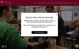La Baguette Bakery website