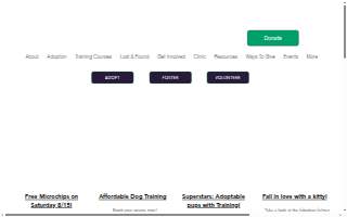 Animal Care League 2nd Chance Shop website