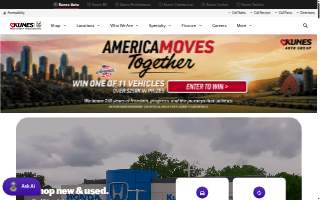 Kunes GMC of Belvidere Service website