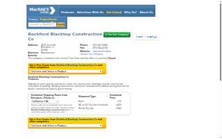 Rockford Blacktop Construction Co website