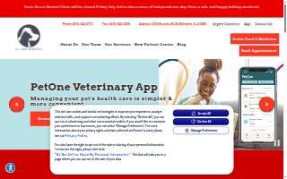 State Street Animal Clinic website