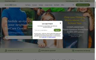 Pearle Vision website