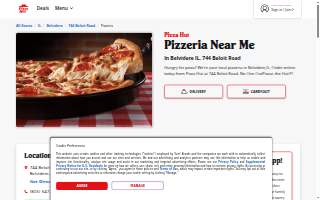 Pizza Hut website