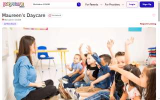 Maureen's Daycare website