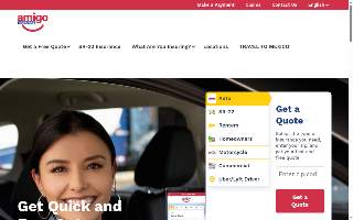 Amigo Insurance website