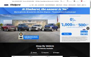 Elmhurst Ford website