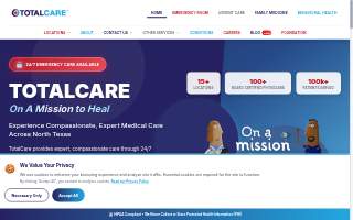 TotalCare Garage Door Repair website