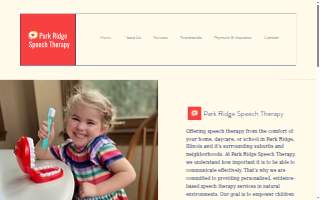 Park Ridge Speech Therapy website