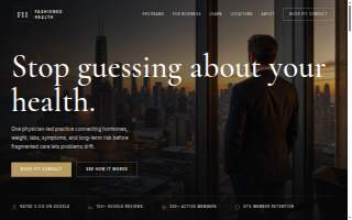 Fashioned Health | Testosterone Replacement & Weight Loss website