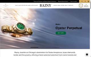Razny Jewelers website
