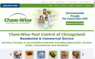 Chem-Wise Pest Control website