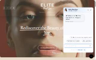 Elite Med Spa website