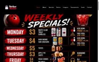 Striker Lanes Inc of Berwyn website