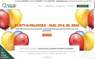 Platt Hill Nursery website