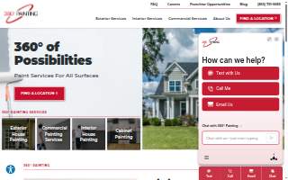 Perfected Painting and Home Services website