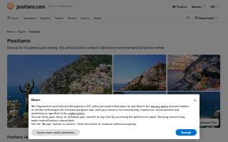 Positano's Slice and Ice website