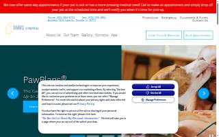 Roselle Animal Hospital website