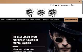 Escapetown Peoria-Escape Room Games website