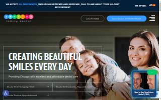 Sonrisa Family Dental website