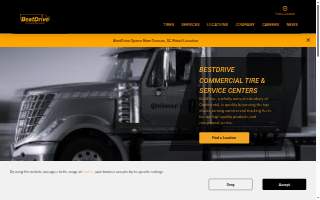 BestDrive Commercial Tire Center website