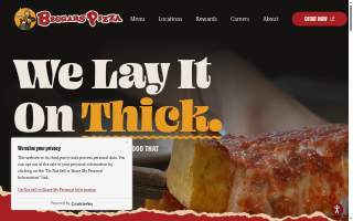 Beggars Pizza Crest Hill website