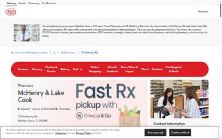 Jewel-Osco Pharmacy website